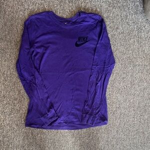 Nike Deep Purple Long Sleeve Tee